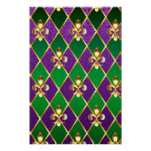 Juwelry Background Mardi Gras Perfect Poster (Voorkant)