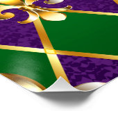 Juwelry Background Mardi Gras Perfect Poster (Hoek)