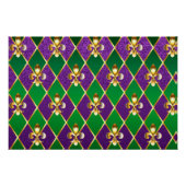Juwelry Background Mardi Gras Perfect Poster (Voorkant)