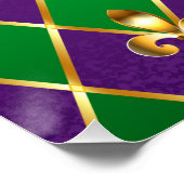 Juwelry Background Mardi Gras Perfect Poster (Hoek)