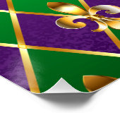 Juwelry Background Mardi Gras Perfect Poster (Hoek)