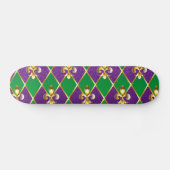 Juwelry Background Mardi Gras Persoonlijk Skateboard (Horizontaal)