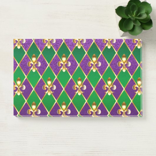 Juwelry Background Mardi Gras Post-it® Notes (Kantoor)