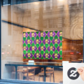 Juwelry Background Mardi Gras Raamsticker (Cafe Raam)