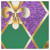 Juwelry Background Mardi Gras Stof (Swatch)