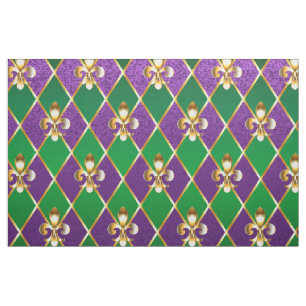 Juwelry Background Mardi Gras Stof