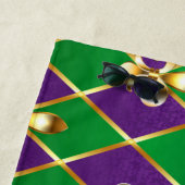 Juwelry Background Mardi Gras Strandlaken (In situ)