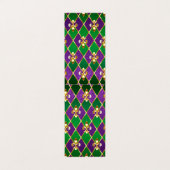 Juwelry Background Mardi Gras Visitekaartje (Buitenkant ongevouwen)