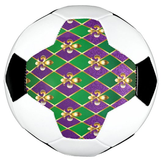 Juwelry Background Mardi Gras Voetbal (Gedraaid)