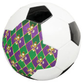 Juwelry Background Mardi Gras Voetbal (Drie kwart)