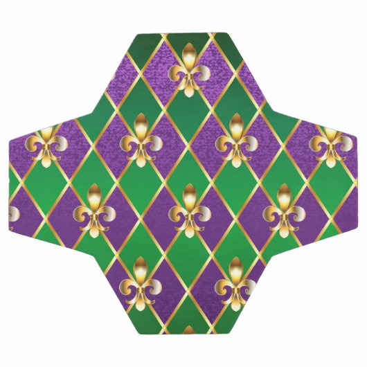 Juwelry Background Mardi Gras Voetbal (Enkel)