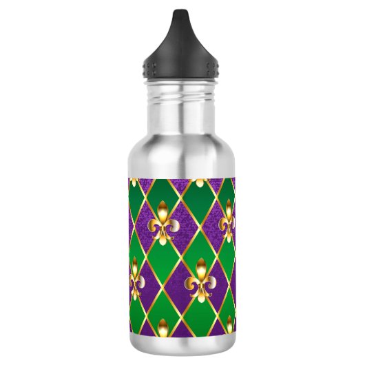 Juwelry Background Mardi Gras Waterfles (Links)