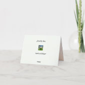 Juwelry Box Dank je Bedankkaart (Achterkant)