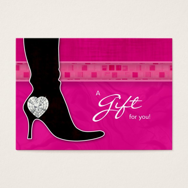 Juwelry Gift Kaart Spa Valentijnsdag Heart Boot (Voorkant)