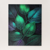 Juweltone bladeren legpuzzel (Verticaal)