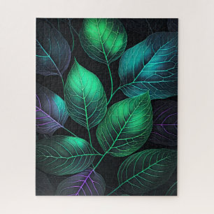 Juweltone bladeren legpuzzel