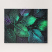 Juweltone bladeren legpuzzel (Horizontaal)