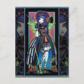 Juxtapose Rainbow Fairy Carnival Briefkaart (Voorkant)