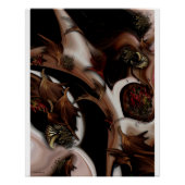 "Juxtaposed Natuur", glanzend Poster (Voorkant)