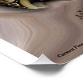 "Juxtaposed Natuur", glanzend Poster (Hoek)