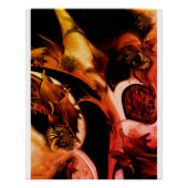 "Juxtaposed Natuur", glanzend Poster (Voorkant)