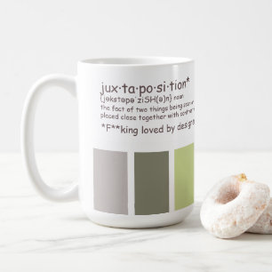 Juxtapositie-definitie Koffiemok