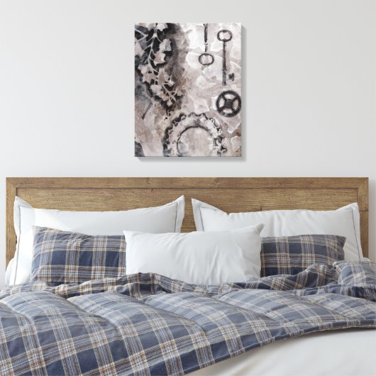 Juxtaposition II Canvas Afdruk (Insitu (Slaapkamer))
