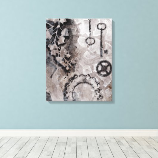 Juxtaposition II Canvas Afdruk (Insitu (Houten vloer))