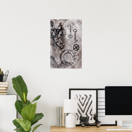 Juxtaposition II Poster (Thuiskantoor)