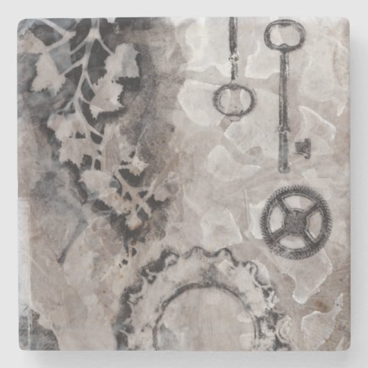 Juxtaposition II Stenen Onderzetter (Voorkant)