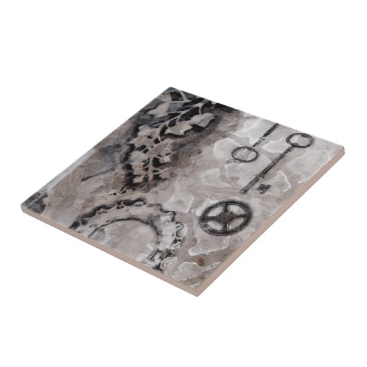 Juxtaposition II Tegeltje (Zijkant)