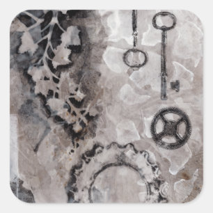 Juxtaposition II Vierkante Sticker