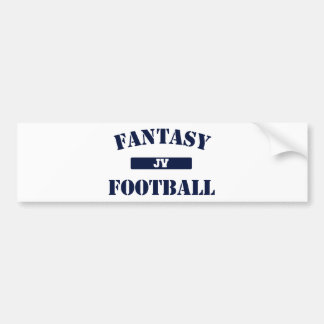 JV Fantasy Football Bumpersticker