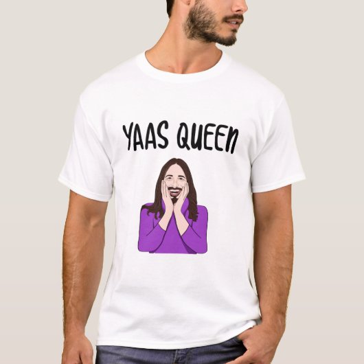 JVN Yaas Queen 2 Fit V-Neck T-Shirt (Voorkant)