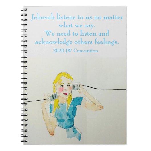 JW 2020 Convention Notebook - Tara Lillian artwork Notitieboek (Voorkant)
