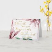 JW 2021 JW-tekst - Kalm houden en Show vertrouwen Kaart (Gele Bloem)