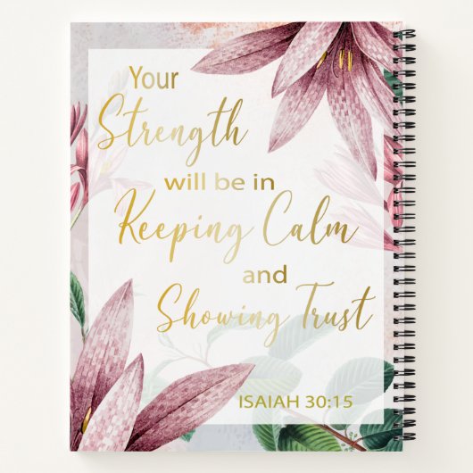 JW 2021 JW-tekst - Kalm houden en Show vertrouwen Notitieboek (Achterkant)