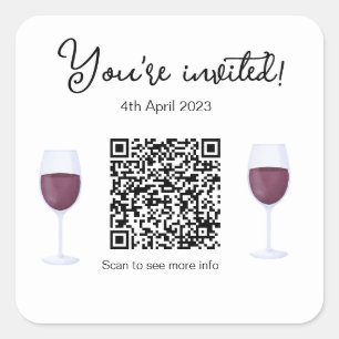 JW 2023 Memorial for Letter Writing Square Sticker