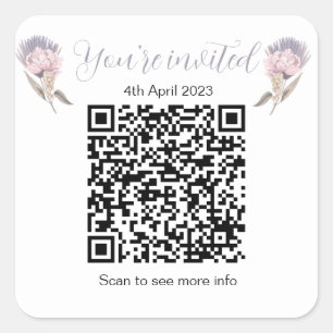 JW 2023 Memorial for Letter Writing Vierkante Sticker