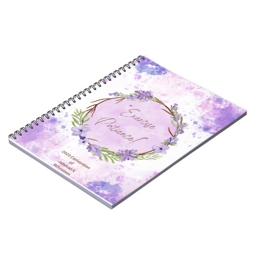 JW 2023 Oefening Patience Convention Notitieboek J (Linkerzijde)