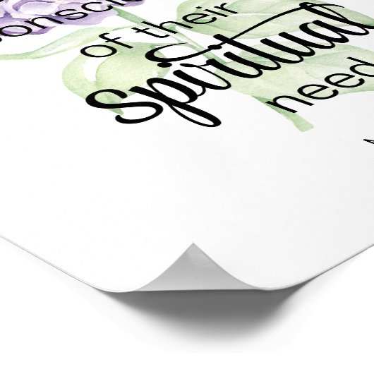 JW 2025 Jaar Tekst met Hydrangea Print (Hoek)