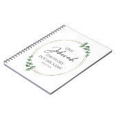 JW 2025 Jaar Tekst Mok met Eucalyptus Notitieboek (Linkerzijde)