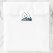 JW 2025 Jaar Tekst Psalm 96:8 Vierkante Sticker (Tas)