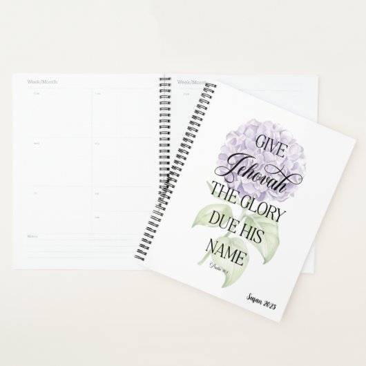  JW 2025 Jaar Tekstplanner Planner (Display)