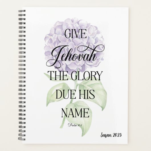  JW 2025 Jaar Tekstplanner Planner (Voorkant)