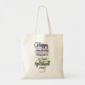 JW 2025 Jaartekst met Hydrangea Print Tote Bag (Voorkant)