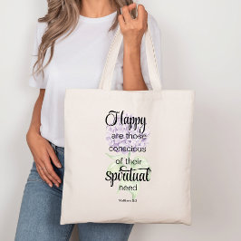 JW 2025 Jaartekst met Hydrangea Print Tote Bag