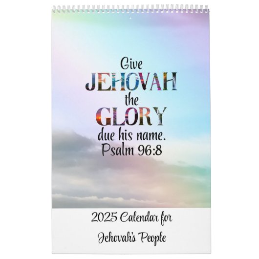 JW 2025 Kalender met Jaar Tekst (Hoes)