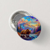 JW 2025 Pure Worship Regionale Conventie Pin Ronde Button 3,2 Cm (Voorkant /achterkant)