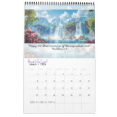 JW 2026 Calendar -Calming Waterfalls -Matthew 5:3 Kalender (Mar 2026)